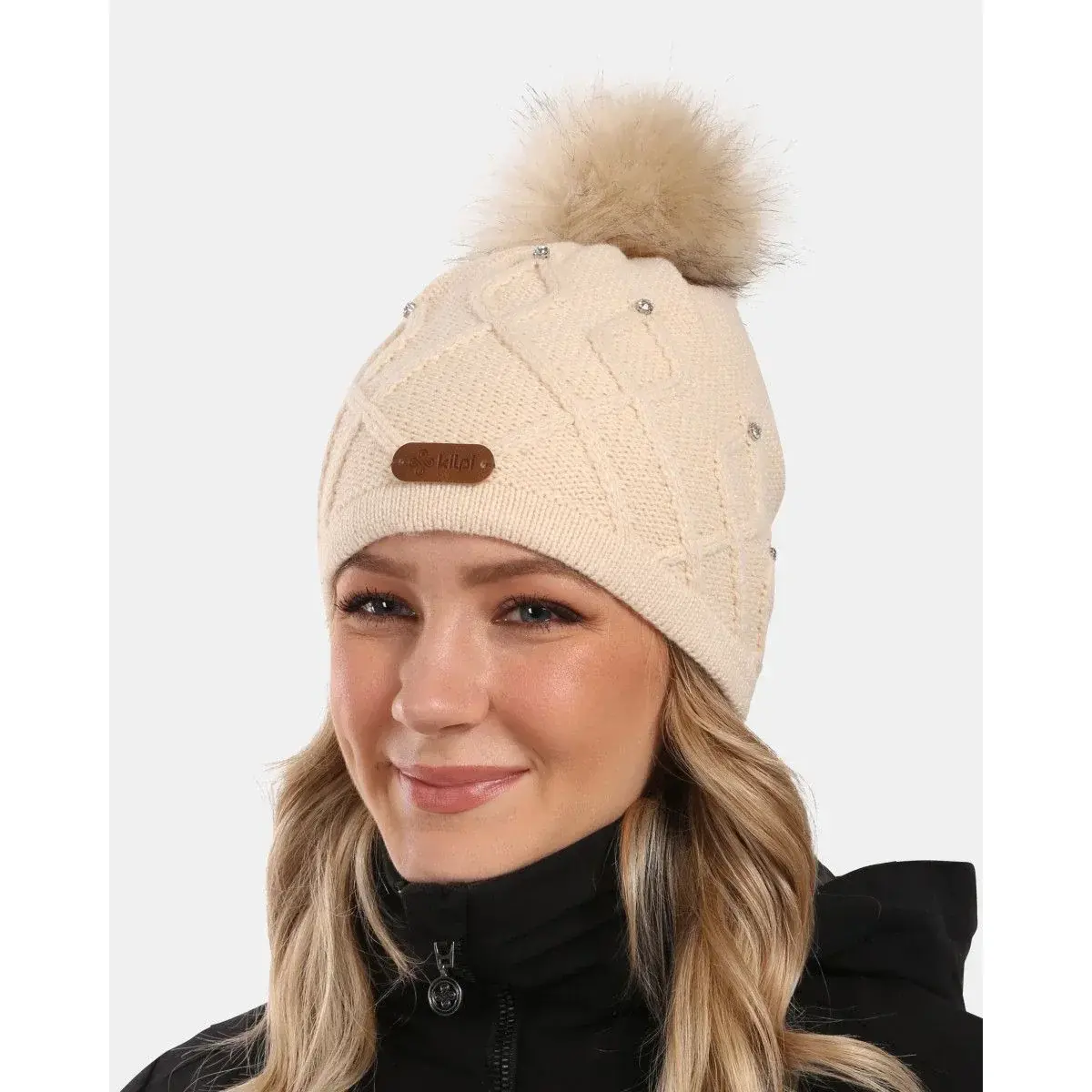 Kilpi Damen-Wintermütze Kilpi ALEN-W beige UNI