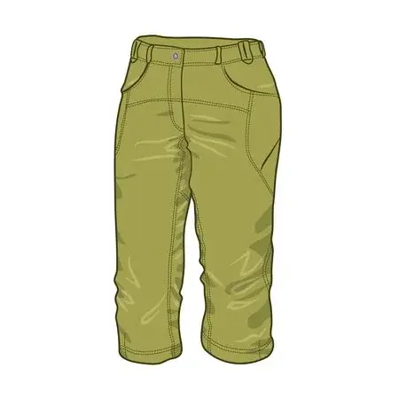 Dámské 3/4 kalhoty Warmpeace Flash Lady oasis green