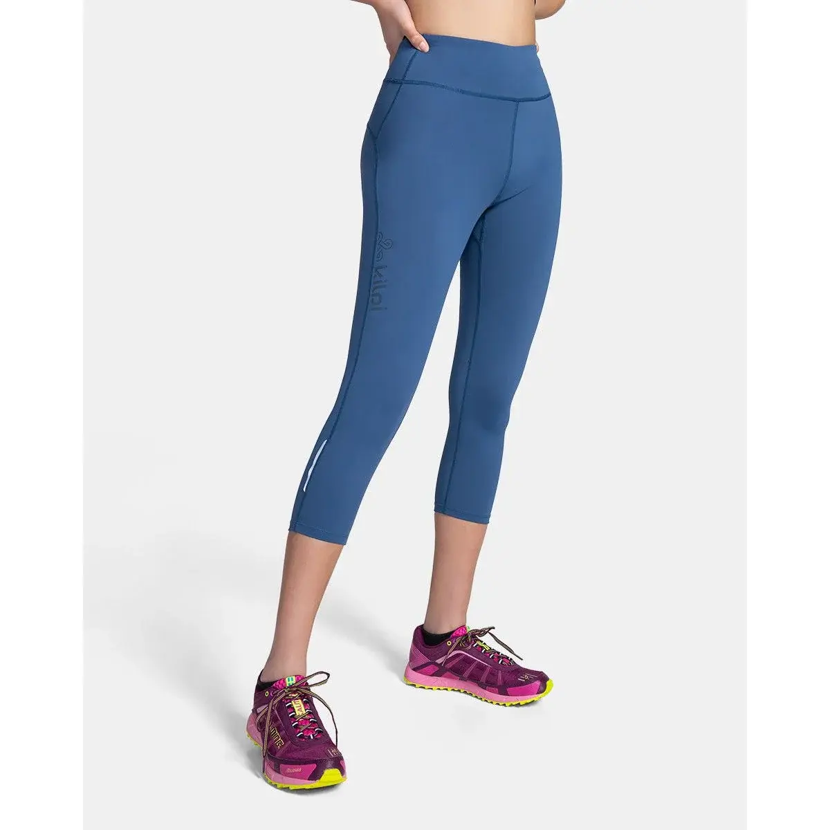Damen-3/4-Fitnessleggings Kilpi Amira-W dunkelblau