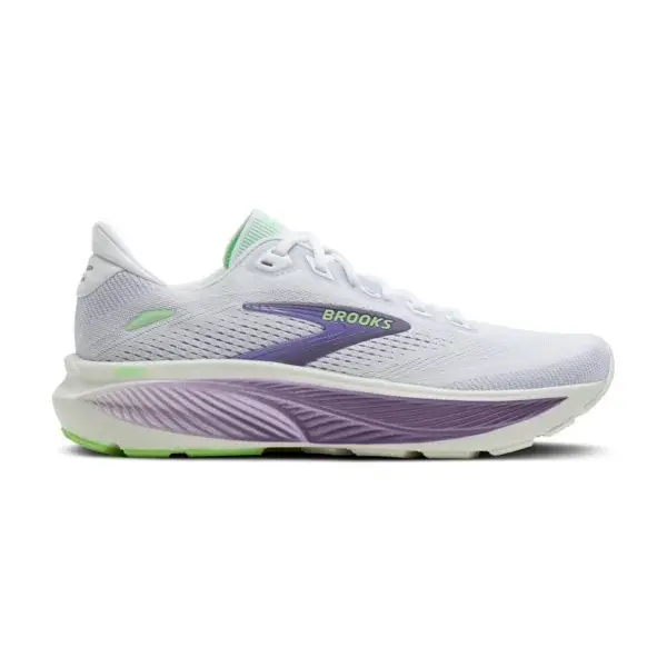 Damen-Laufschuhe Brooks Ghost 18 W White/Purple Hebe/Green