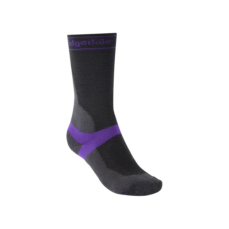 Bridgedale Damen-Radsocken Bridgedale MTB Mid-Season T2 Merino Sport Boot WMN charcoal