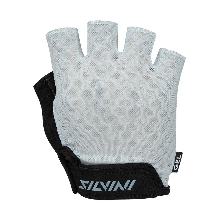 Silvini Damen-Fahrradhandschuhe Silvini Gaiona light blue-black