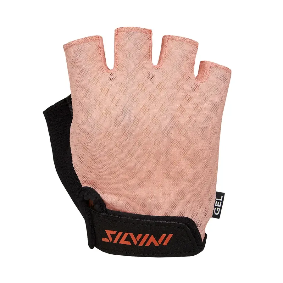 Silvini Damen-Fahrradhandschuhe Silvini Gaiona orange-black