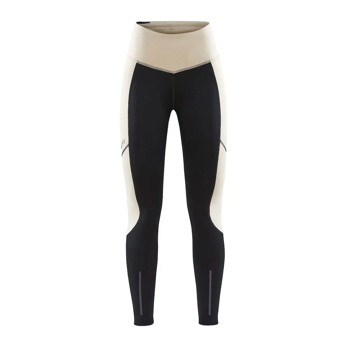 Dámské elastické kalhoty Craft ADV Essence Warm Tights Černá s béžovou