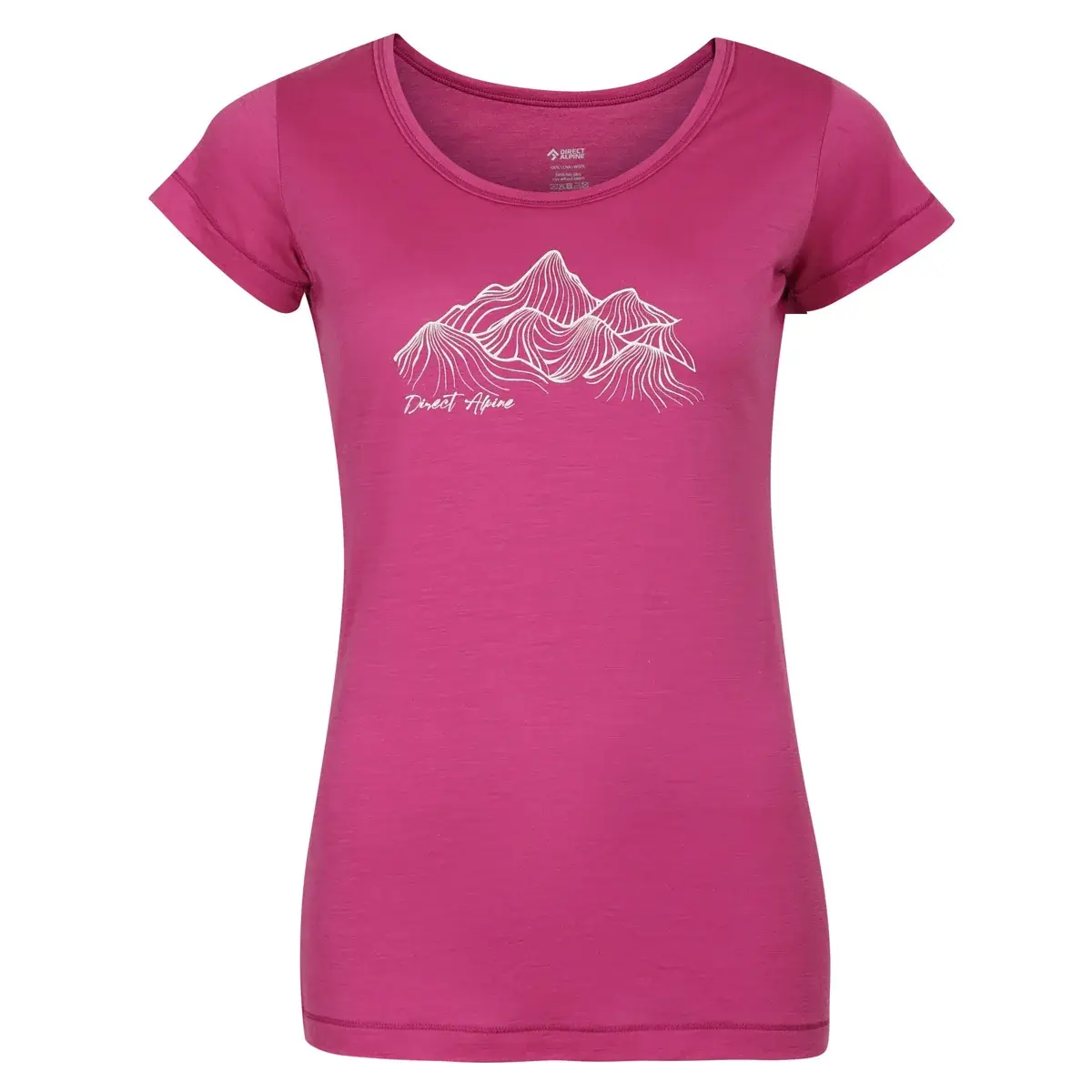 Damen-Funktions-Merinoshirt Direct Alpine FURRY LADY orchid (Silent hills)