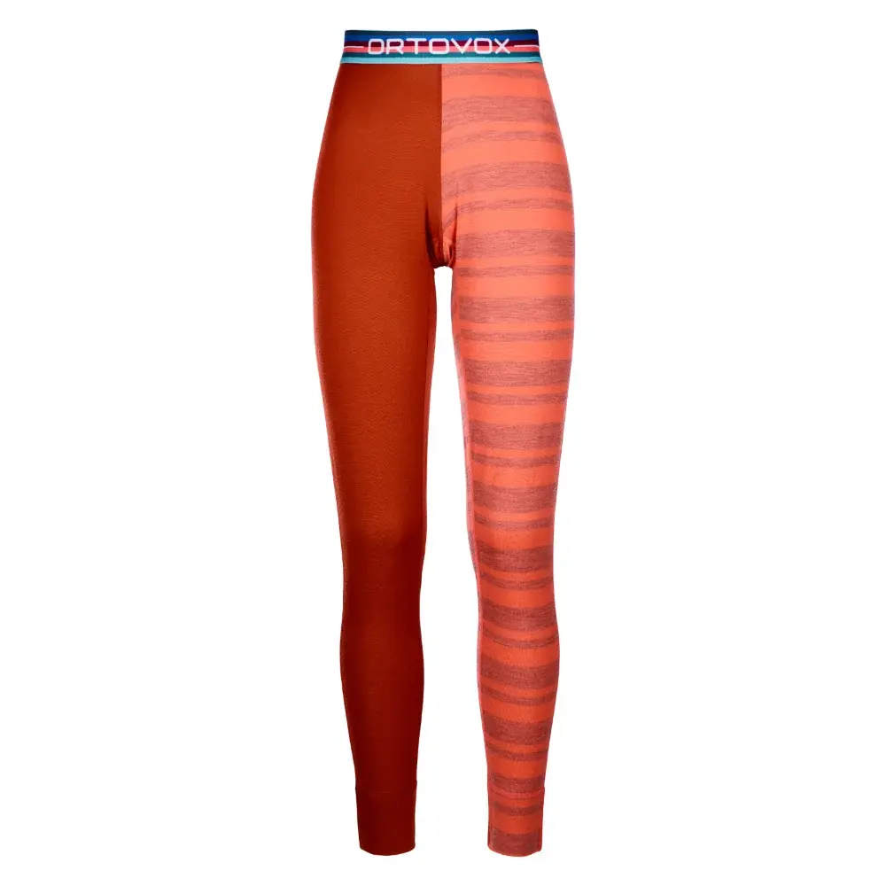 Dámské funkční spodky Ortovox W's 185 Rock'n'Wool Long Pants Coral