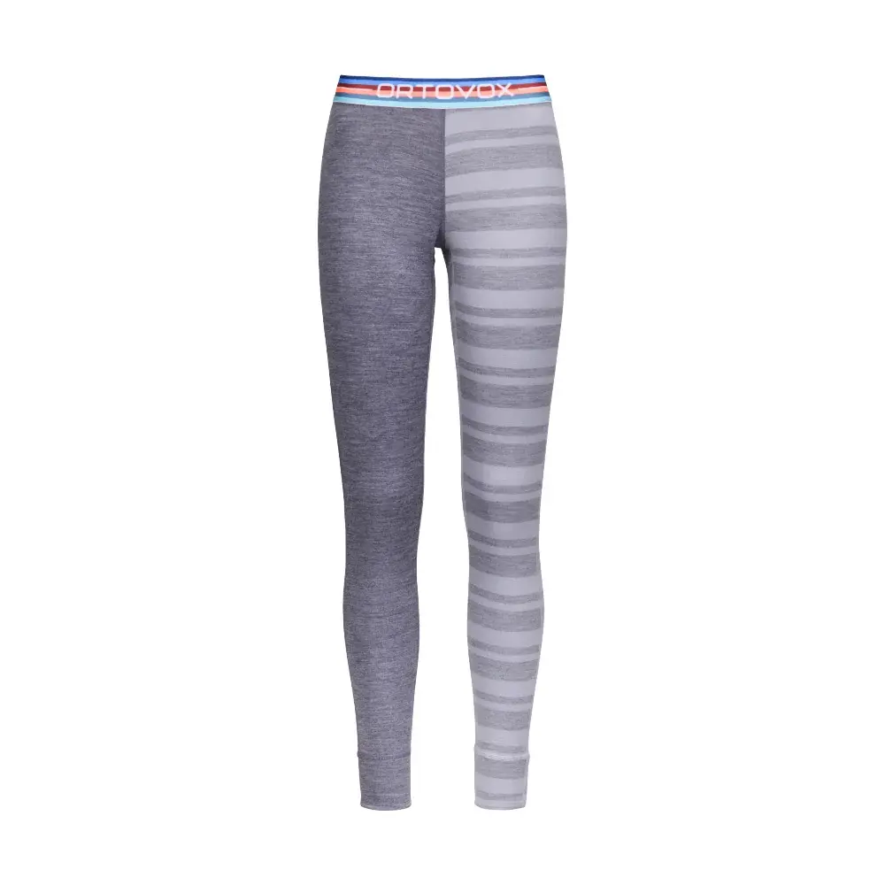 Ortovox Damen-Funktionsunterhose Ortovox W's 185 Rock'n'Wool Long Pants Grey Blend