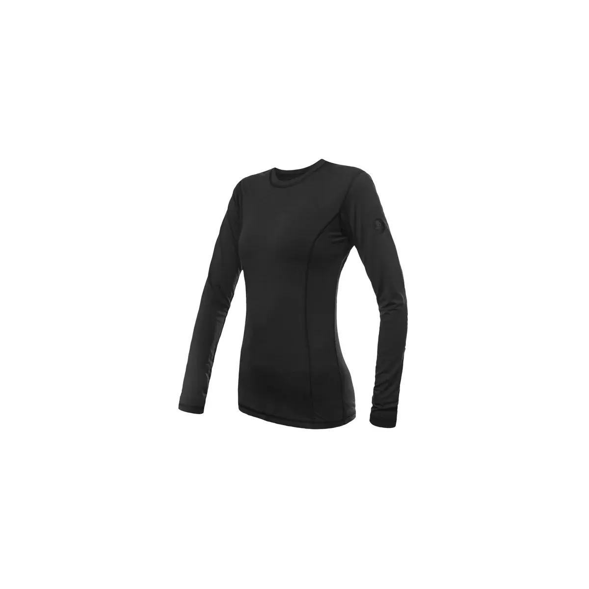Damen-Funktions-Langarmshirt Sensor Merino Air Schwarz