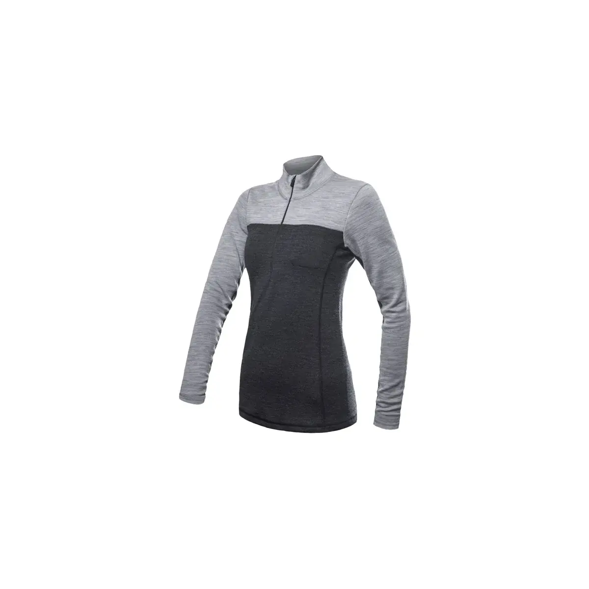 Sensor Damen-Funktions-Langarmshirt Sensor Merino Bold Anthracite/cool gray