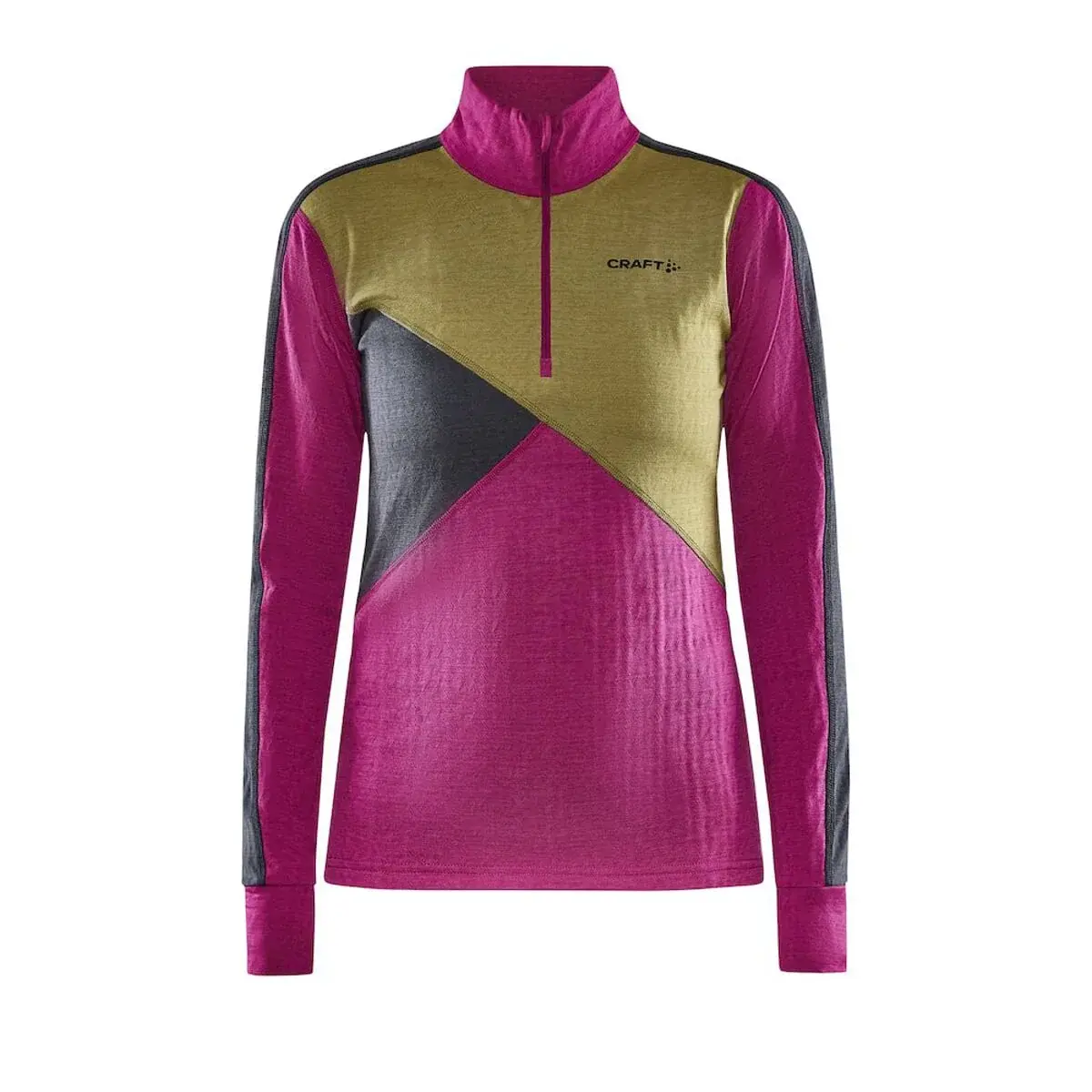 Damen-Funktionsshirt Craft Adv Nordic Wool HZ rosa