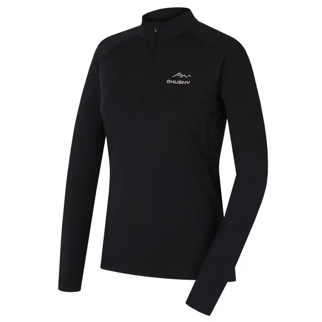 Husky Damen-Funktionsshirt Husky TROMI ZIP L black, Größe