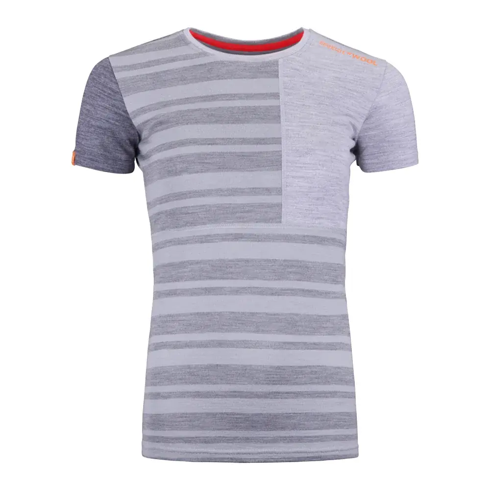 Damen-Funktionsshirt Ortovox W's 185 Rock'n'Wool Short Sleeve Grey Blend