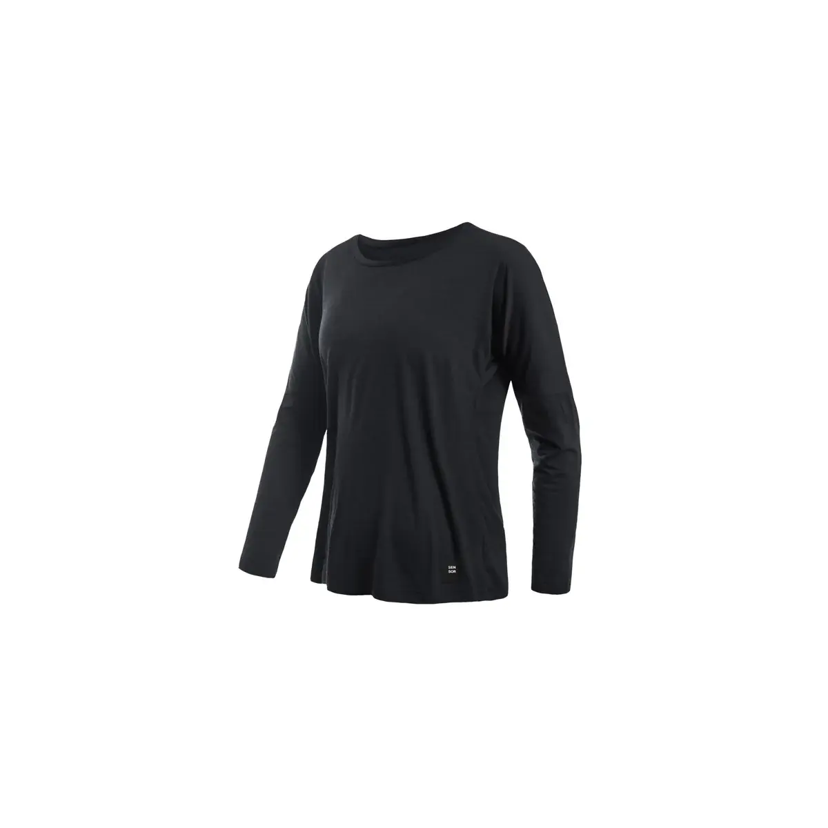 Sensor Damen-Funktions-Langarmshirt Sensor Merino Air Traveller Schwarz