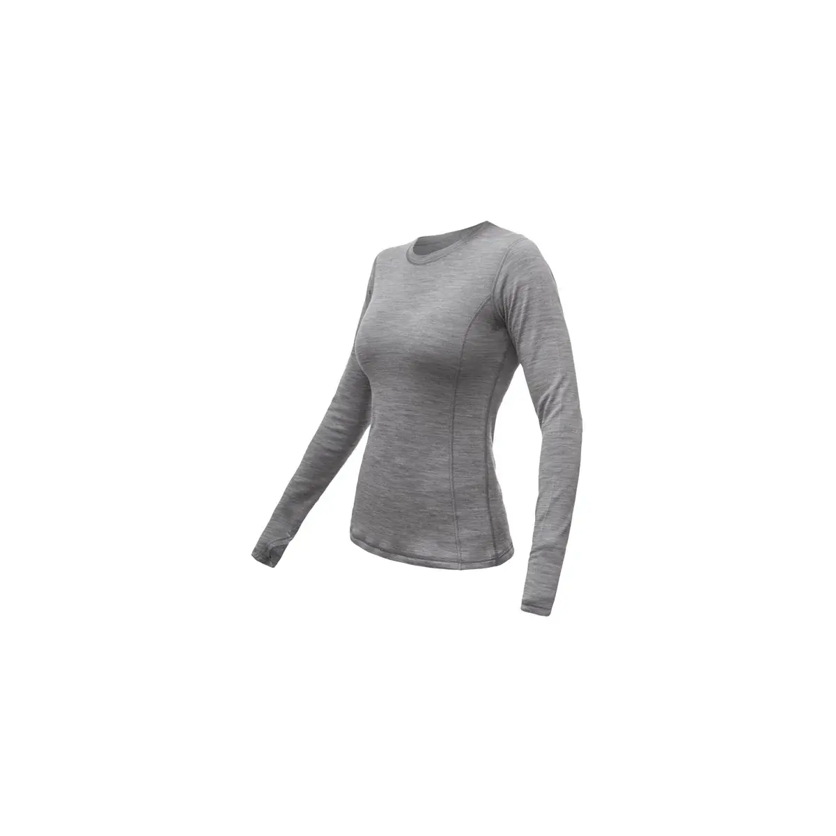 Sensor Damen-Funktions-Langarmshirt Sensor Merino Bold Grau