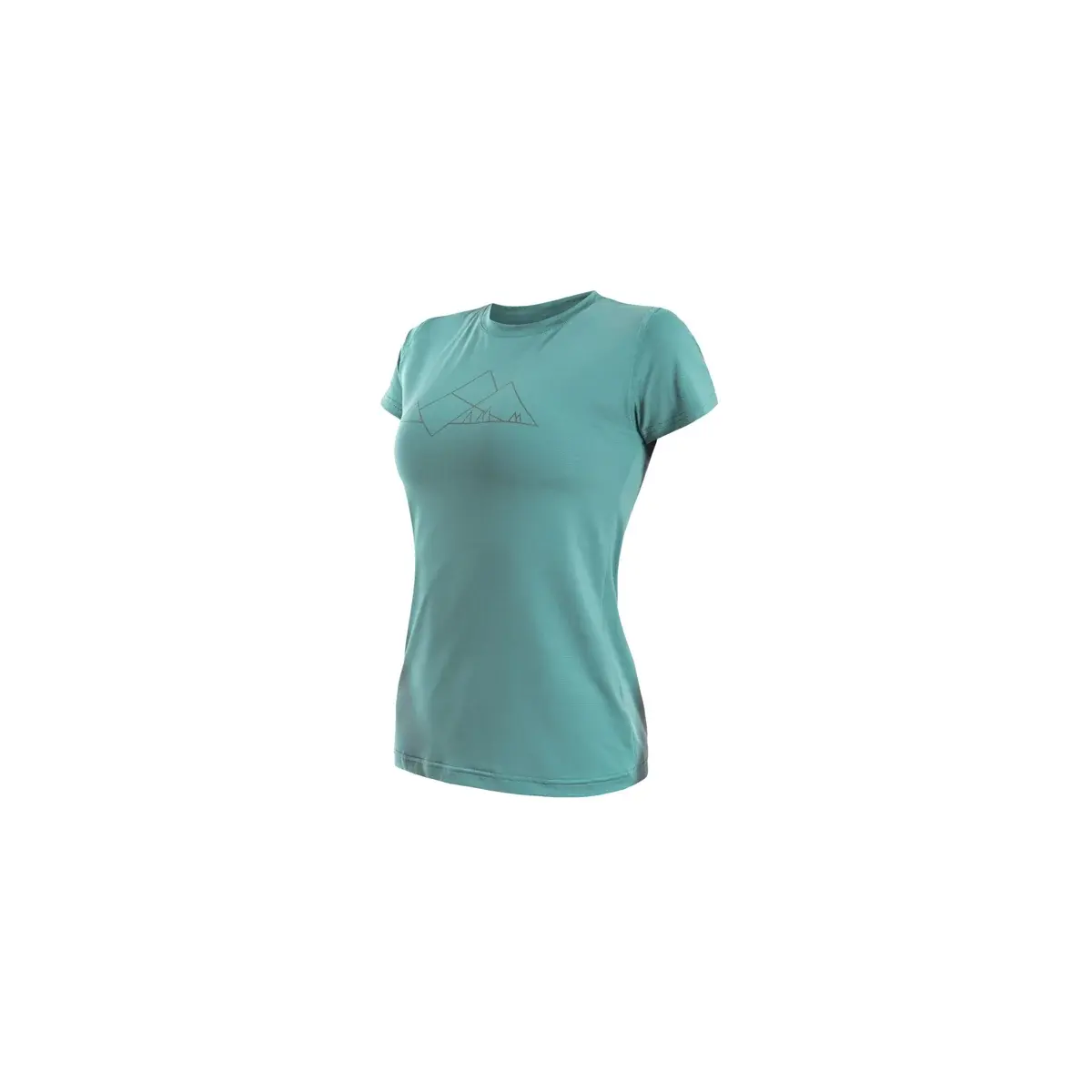 Sensor Damen-Funktionsshirt Sensor Coolmax Tech Mountains Mint