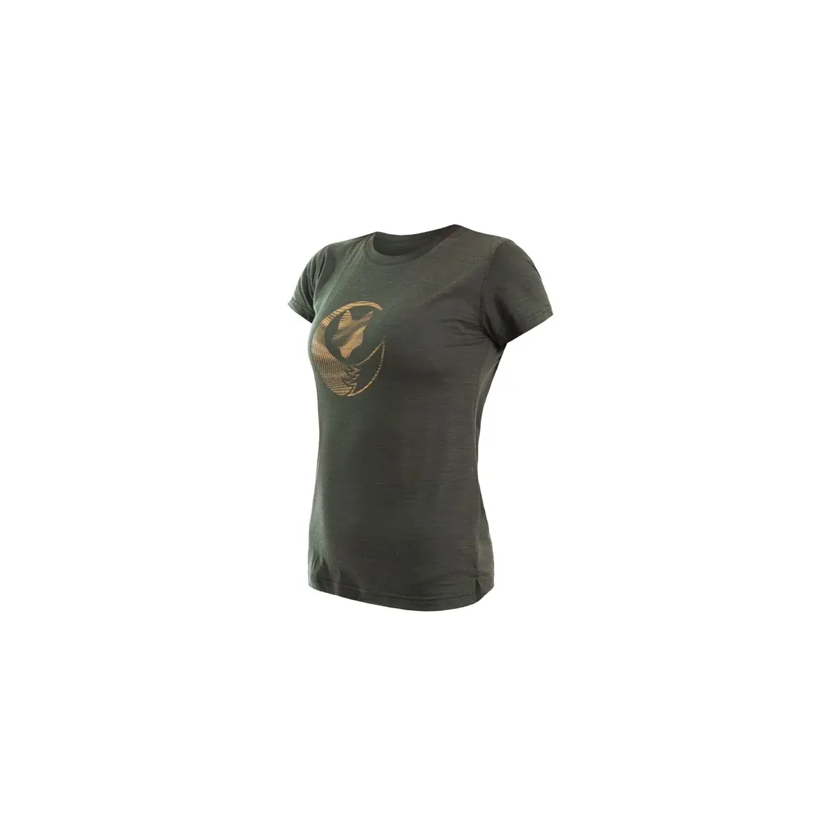Sensor Damen-Funktionsshirt Sensor Merino Air Fox Olive green