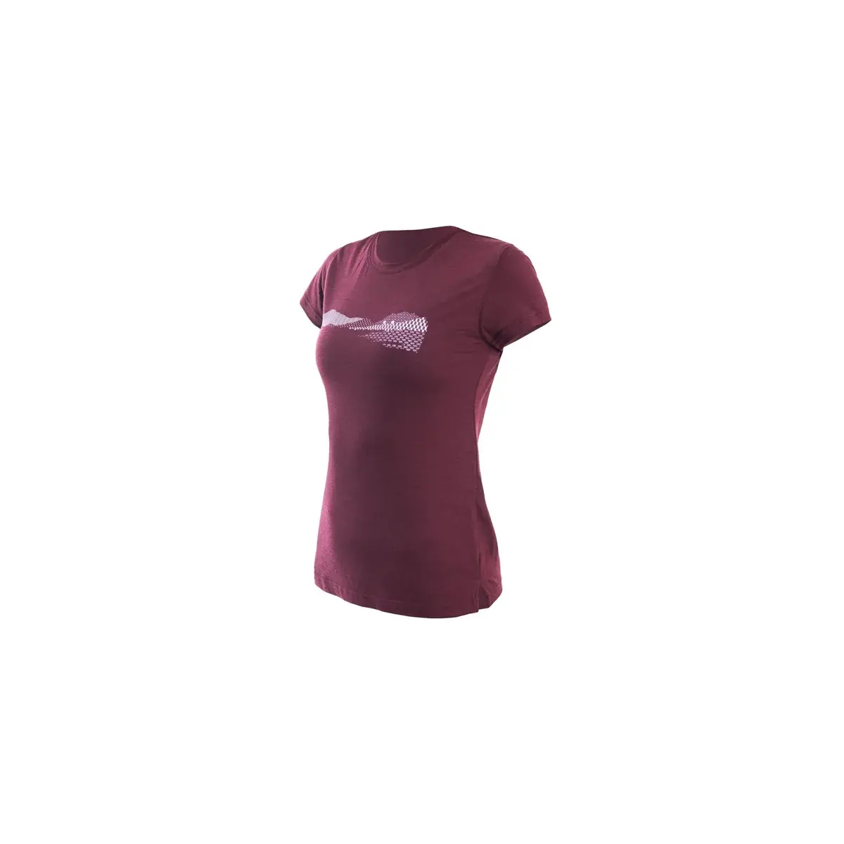 Sensor Damen-Funktionsshirt Sensor Merino Air PT Hills Weinrot