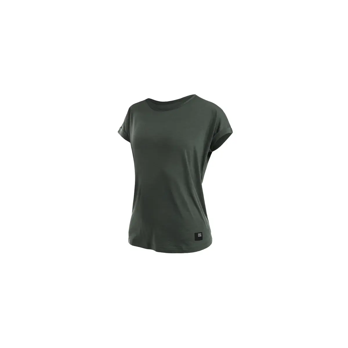 Damen-Funktionsshirt Sensor Merino Air Traveller Olive green