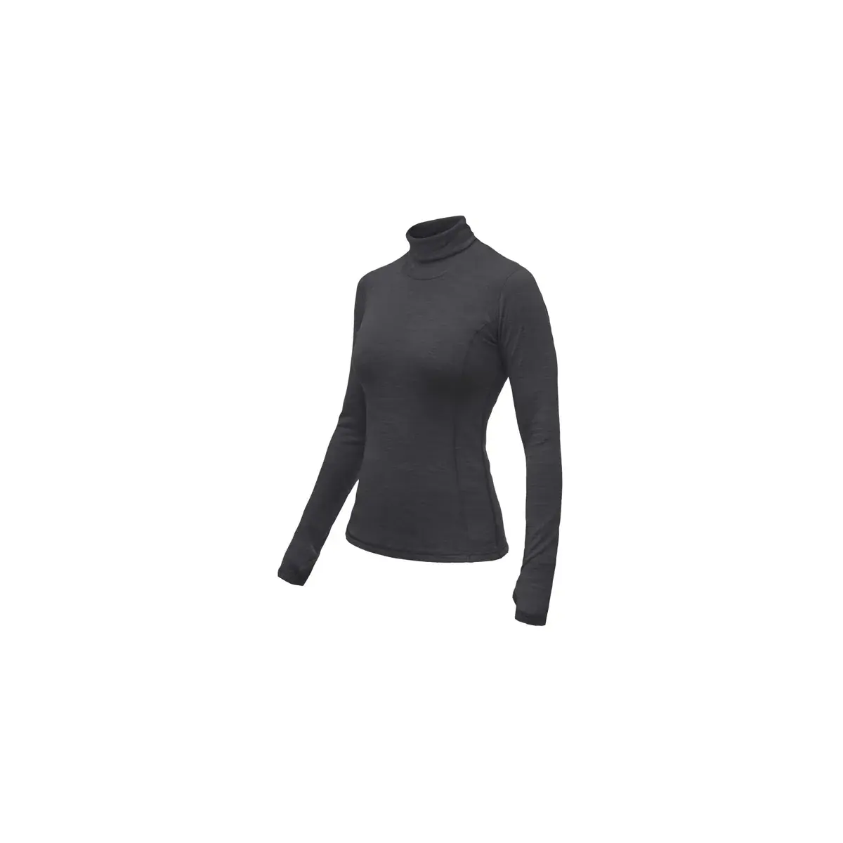 Damen-Funktionsshirt Sensor Merino Bold Roll Neck anthracite gray