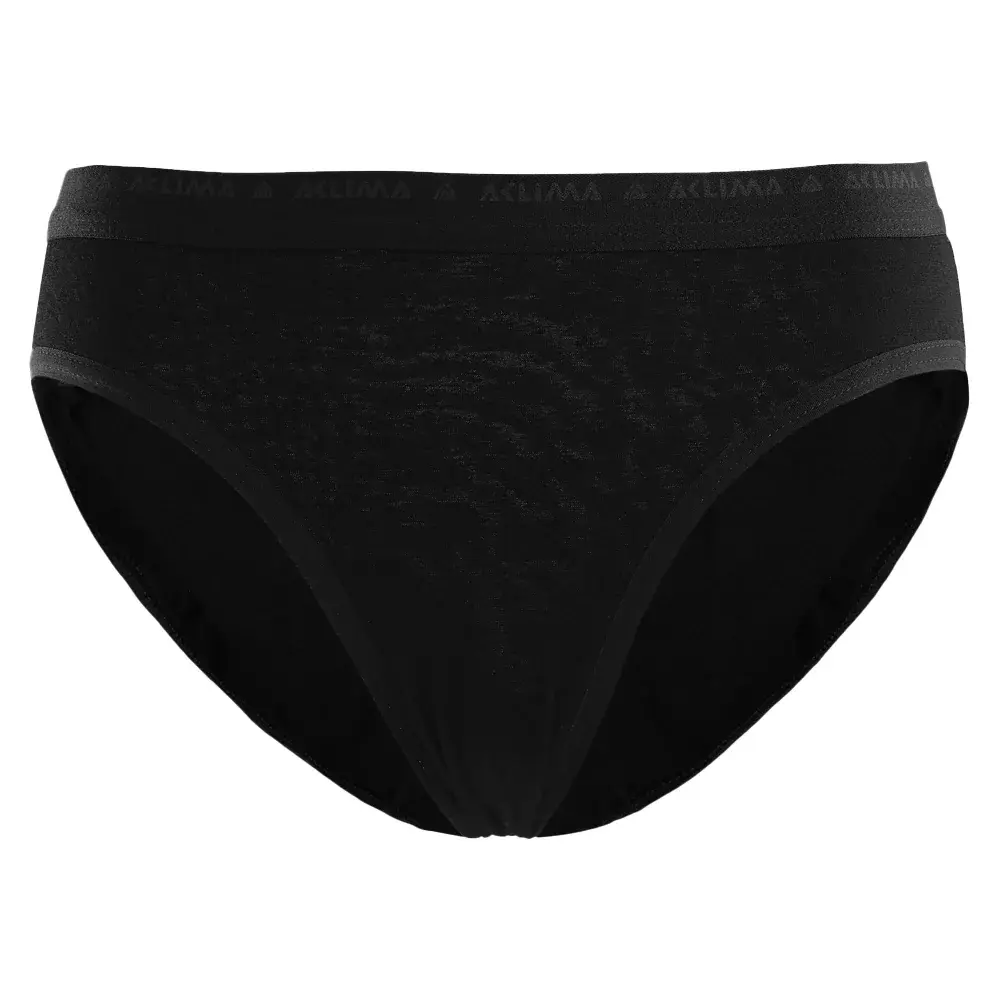 Aclima Damenslip Aclima LightWool Briefs jet black