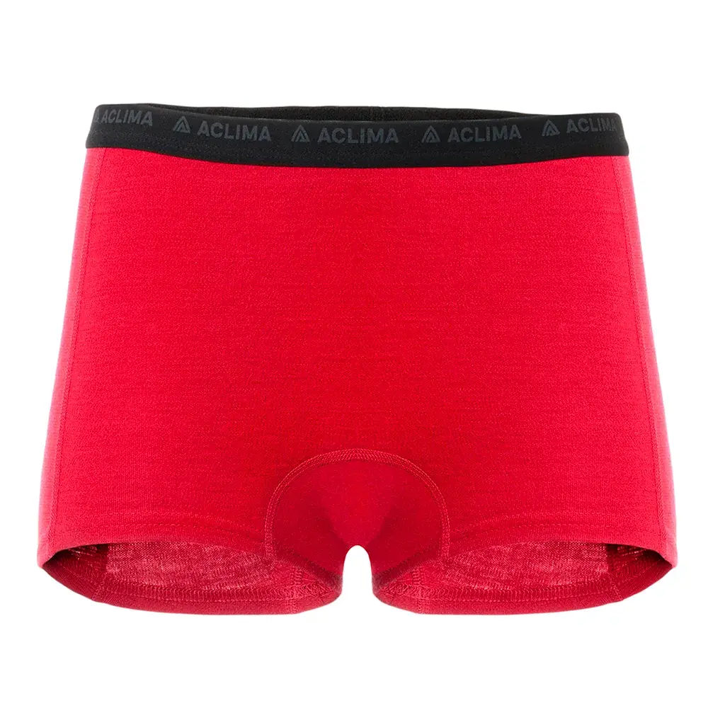 Aclima Damenslip Aclima WarmWool Boxer shorts jester red