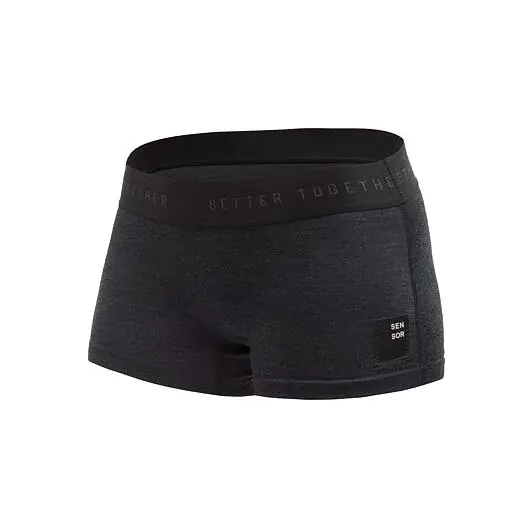 Damen-Panty Sensor MERINO CORDURA schwarz