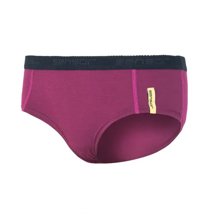 Sensor Damenslip Sensor Merino Active lilla
