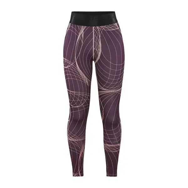 Craft Damen-Stretchhose Craft Core Essence violett mit rosa
