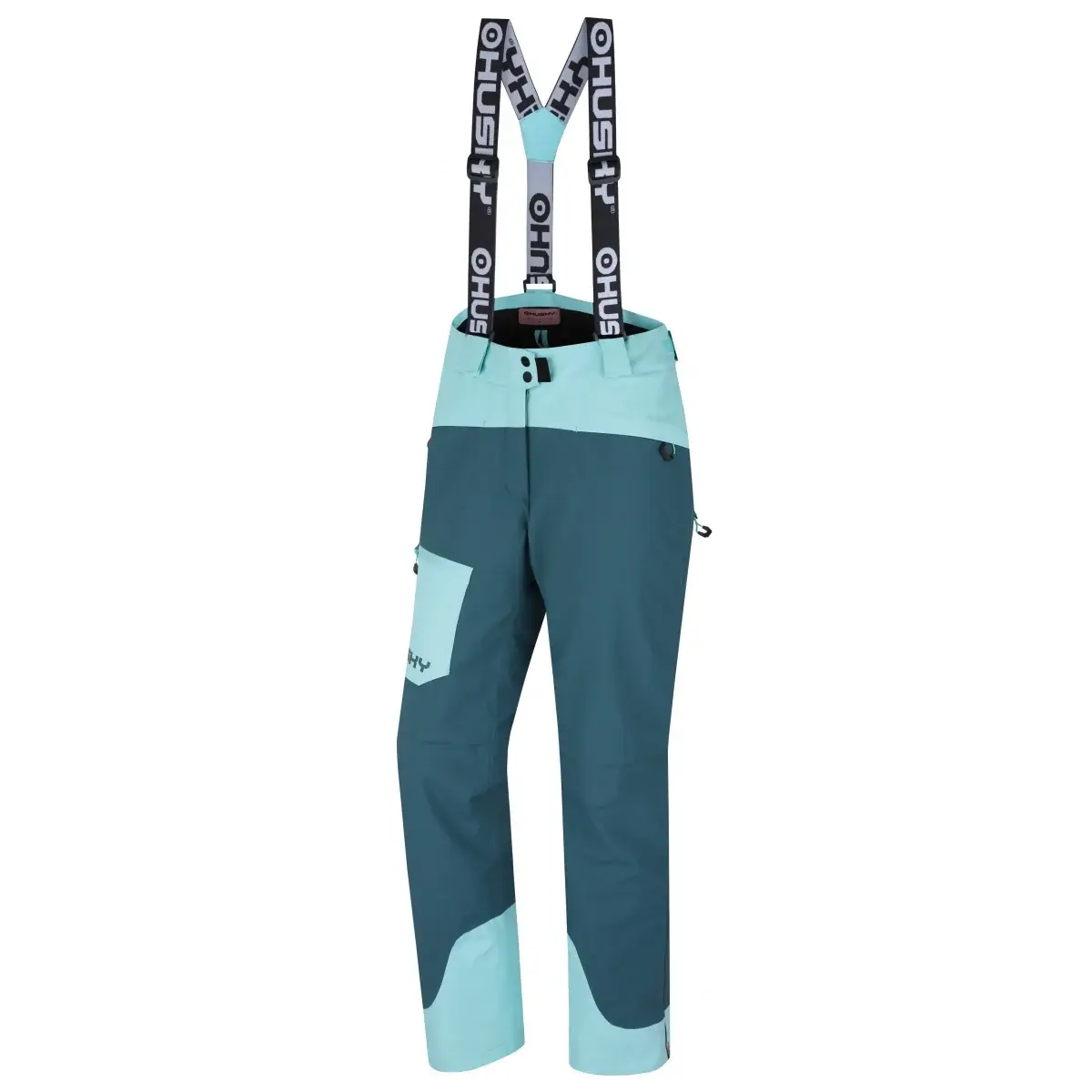 Damen-Skihose Husky Glad L turquoise