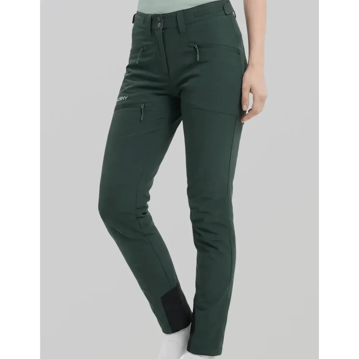 Damenhose Husky Kabuki L dark green