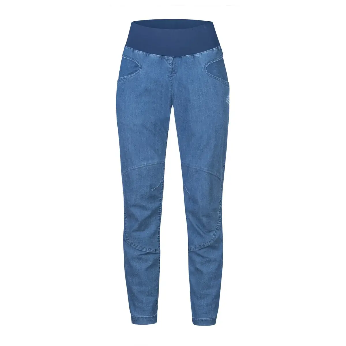Damen-Kletterhose Rafiki Chain Capri denim