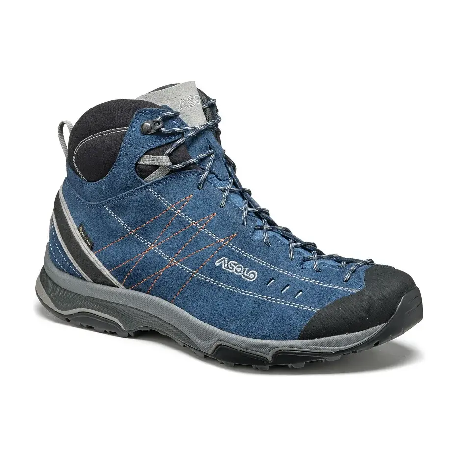 Damen-Wanderstiefel Asolo Nucleon Mid GV MM denim blu/night blu/B171