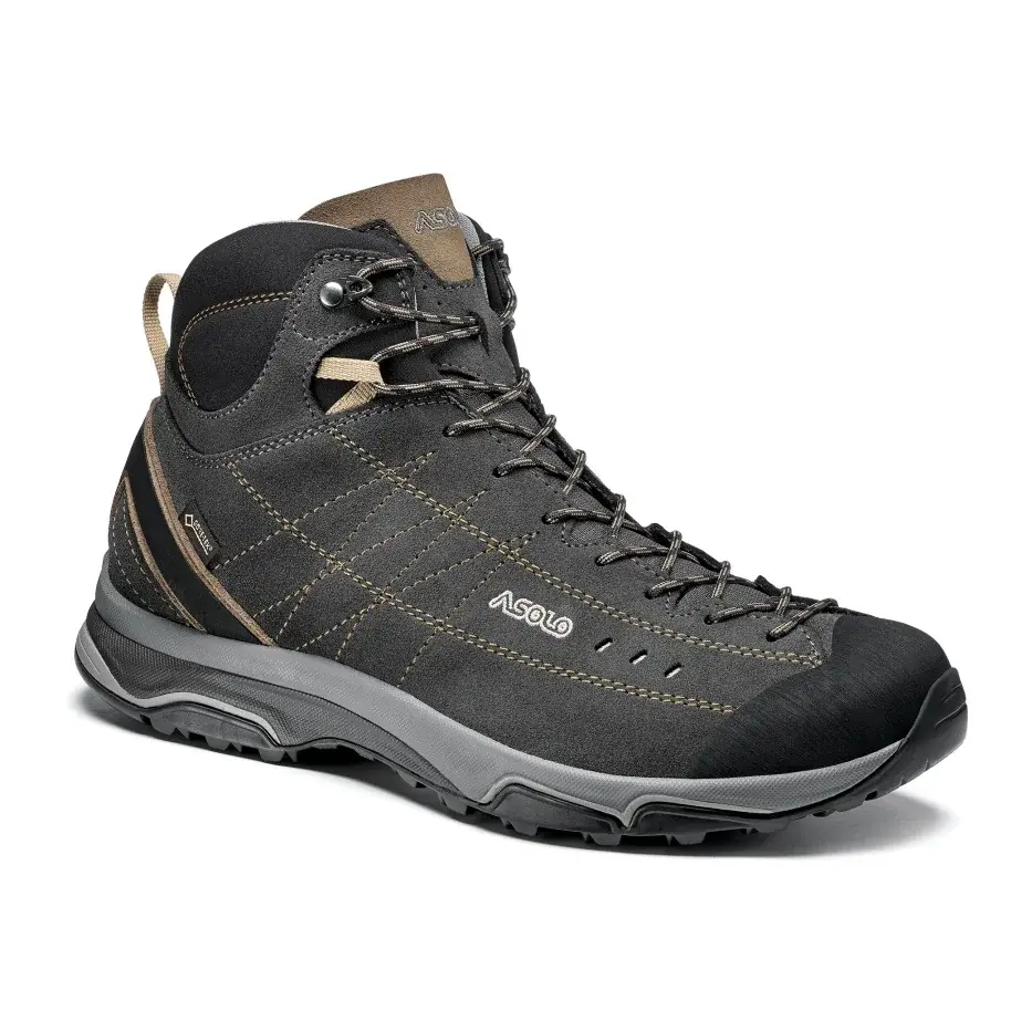Damen-Wanderstiefel Asolo Nucleon Mid GV MM graphite/brown/A921