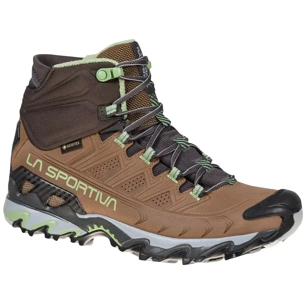 Damen-Wanderstiefel La Sportiva Ultra Raptor II Mid Leather GTX taupe/sage