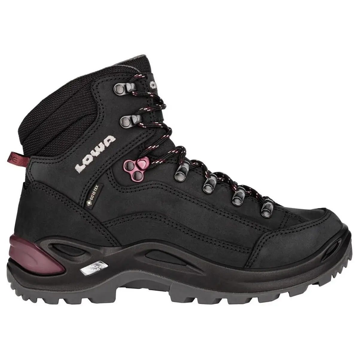 Dámské kotníkové boty Lowa Renegade GTX Mid W's black/prune