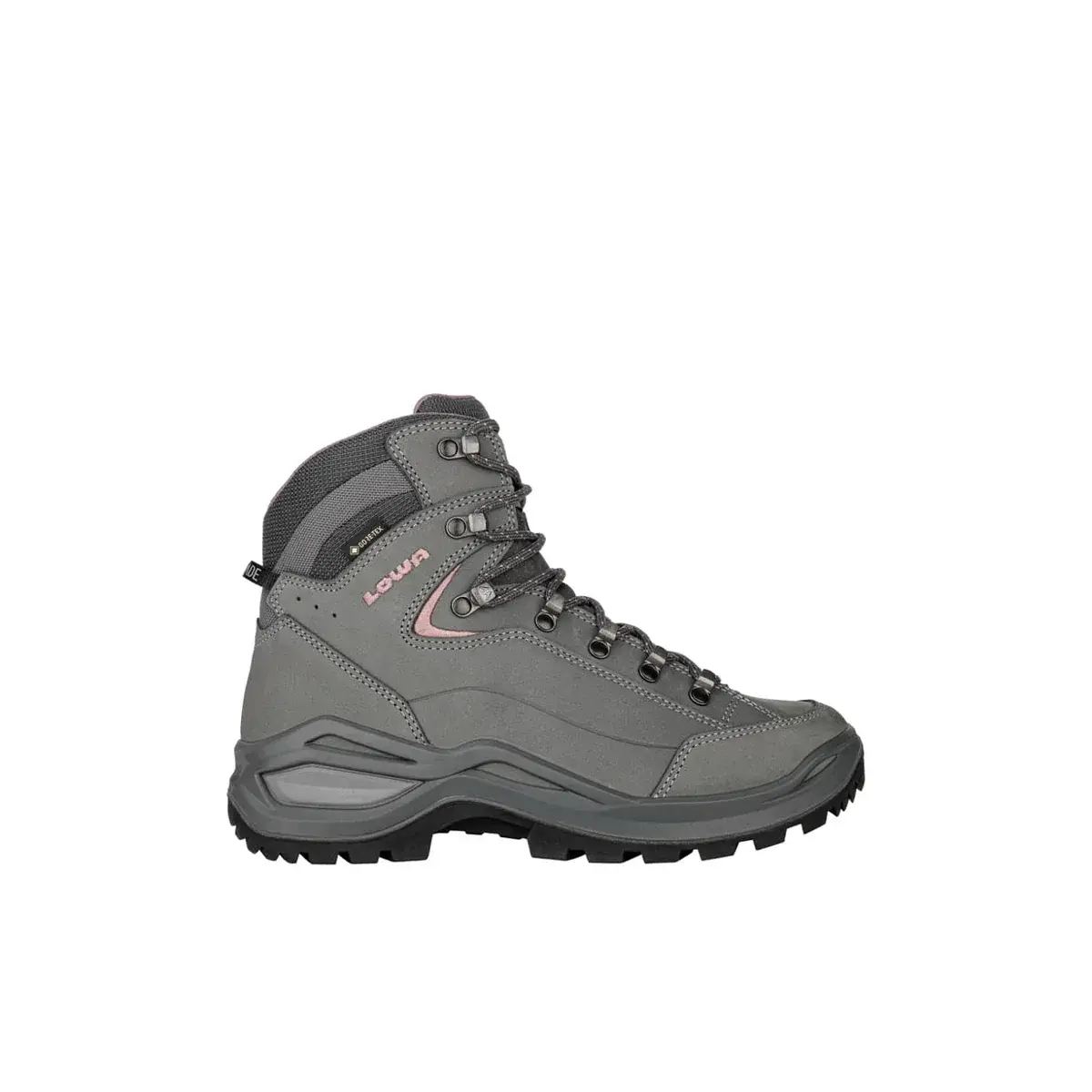 Damen-Wanderstiefel Lowa Renegade EVO GTX LO W graphite rose