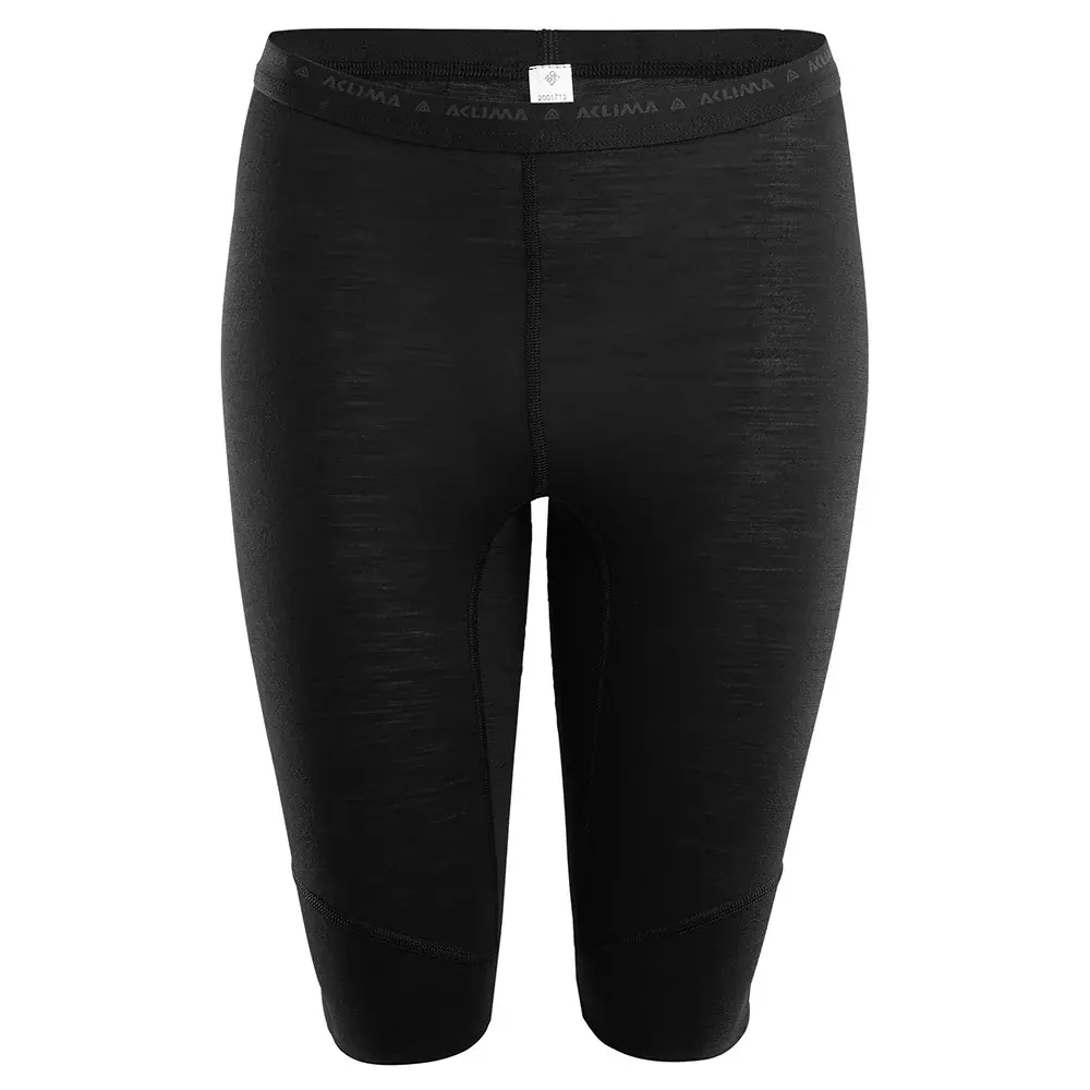 Aclima Damenshorts Aclima LightWool Shorts Long Woman jet black