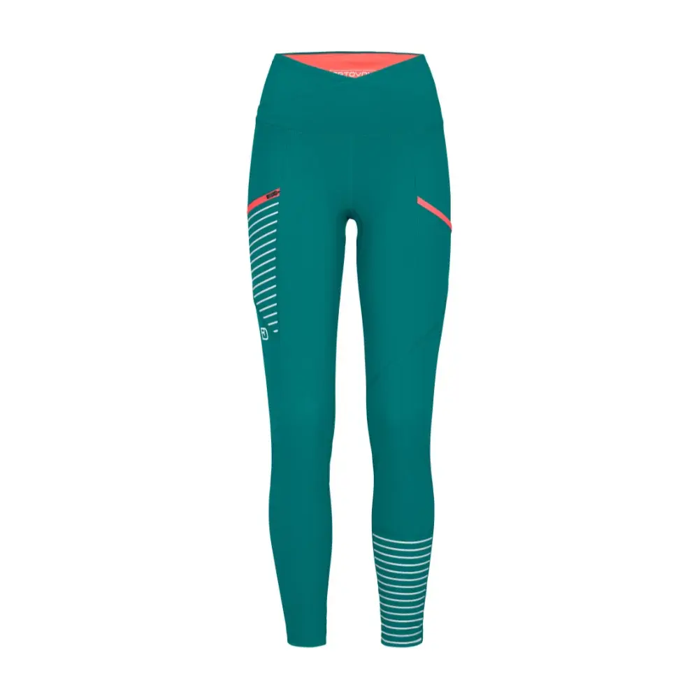 Dámské lezecké legíny Ortovox Mandrea Tights W pacific green