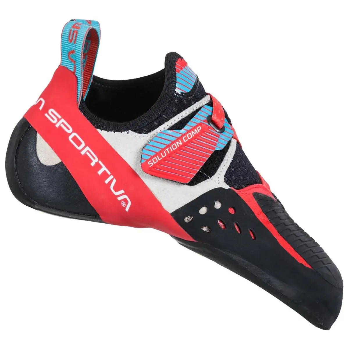 La Sportiva Damen-Kletterschuhe La Sportiva Solution Comp Woman hibiscus/malibu blue