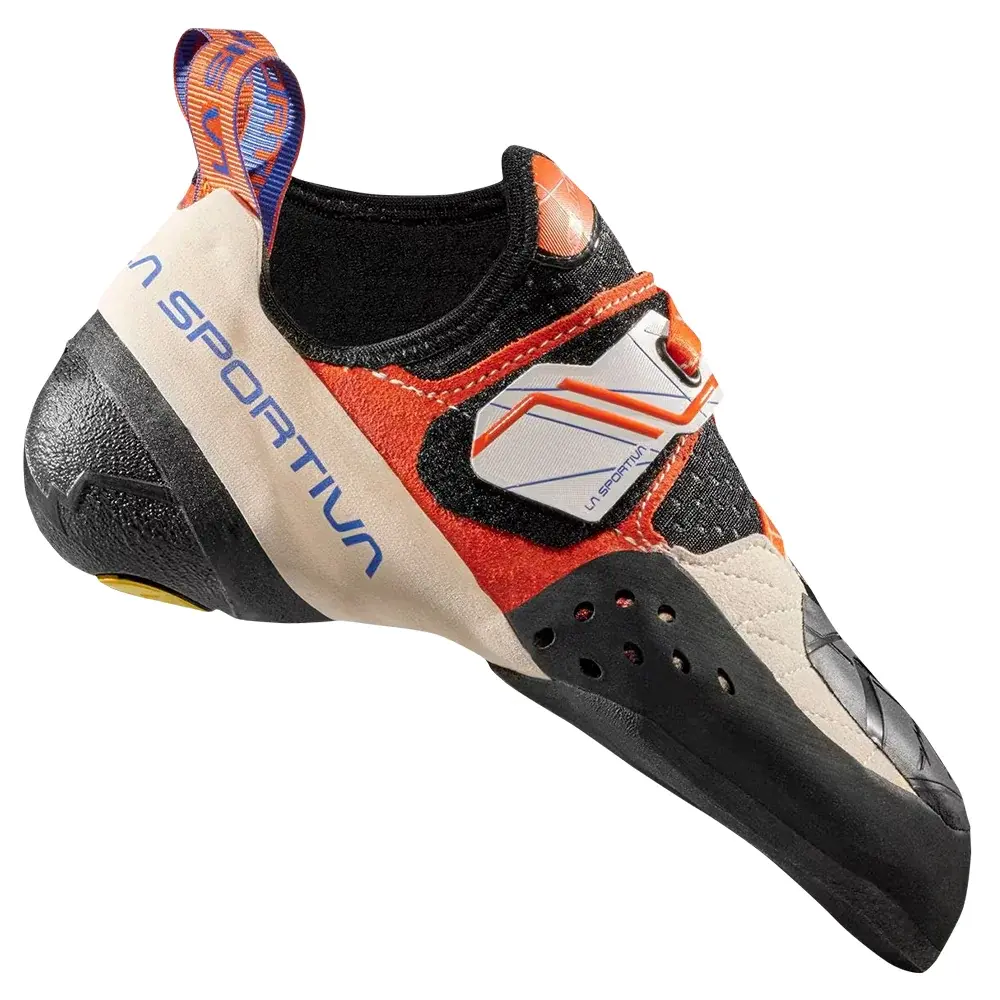 La Sportiva Damen-Kletterschuhe La Sportiva Solution Women white/lily orange_w00o03