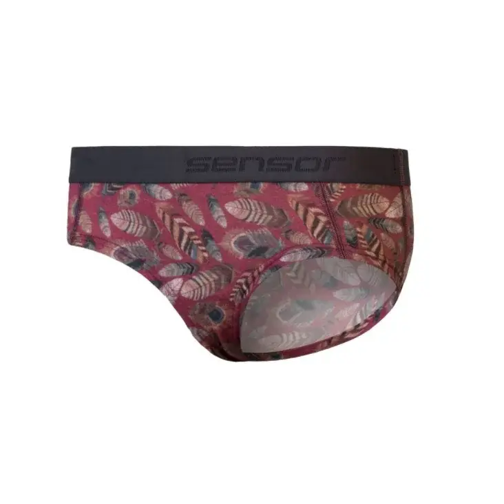 Sensor Damen-Merino-Slip Sensor Merino Impress lilla/feather