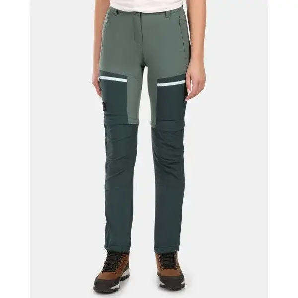 Damen-Zip-Off-Outdoorhose Kilpi HOSIO-W dunkelgrün