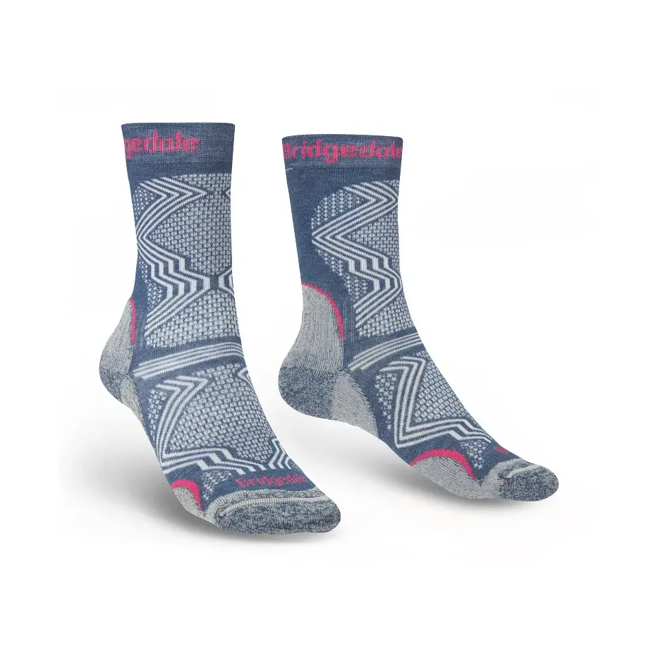 Damensocken Bridgedale Hike UL T2 CP Boot Women's dark denim/139