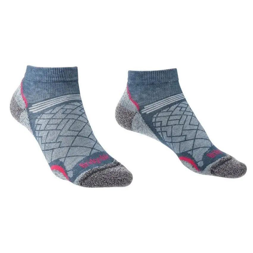 Dámské ultralehké ponožky Bridgedale Hike Ultralight T2 Coolmax Performance Low dark denim