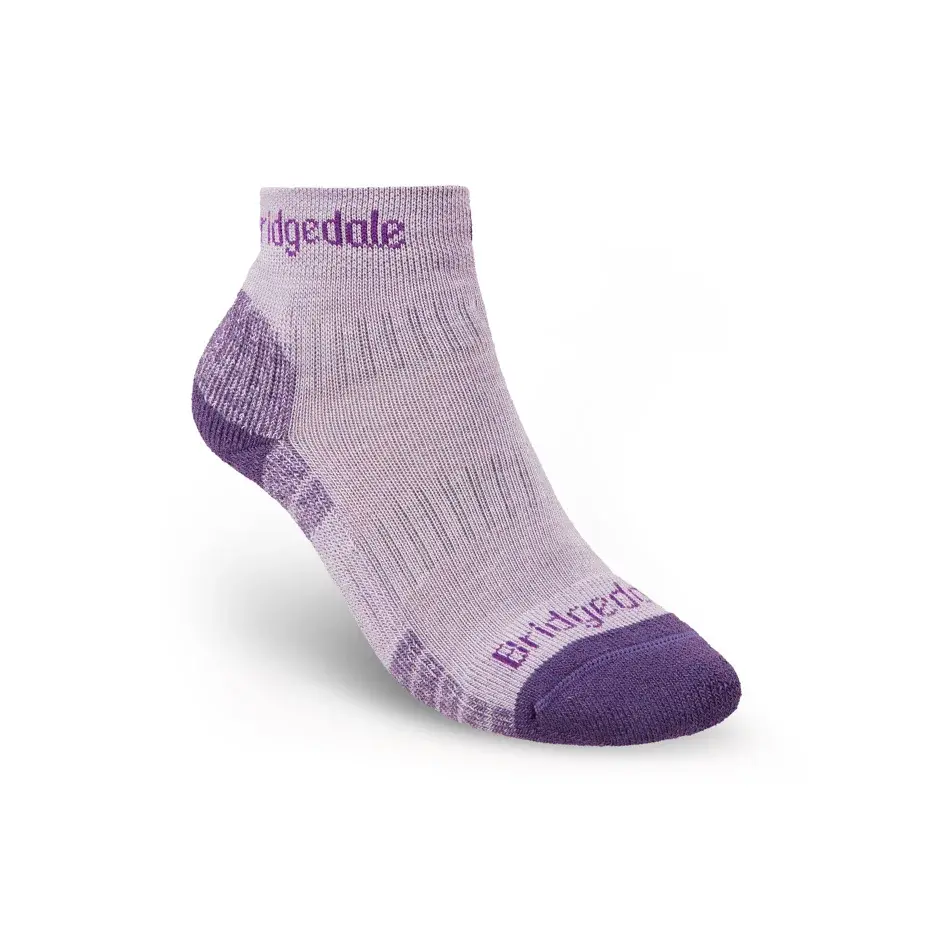 Damensocken Bridgedale Hike Lightweight Performance Ankle Heather/Damson