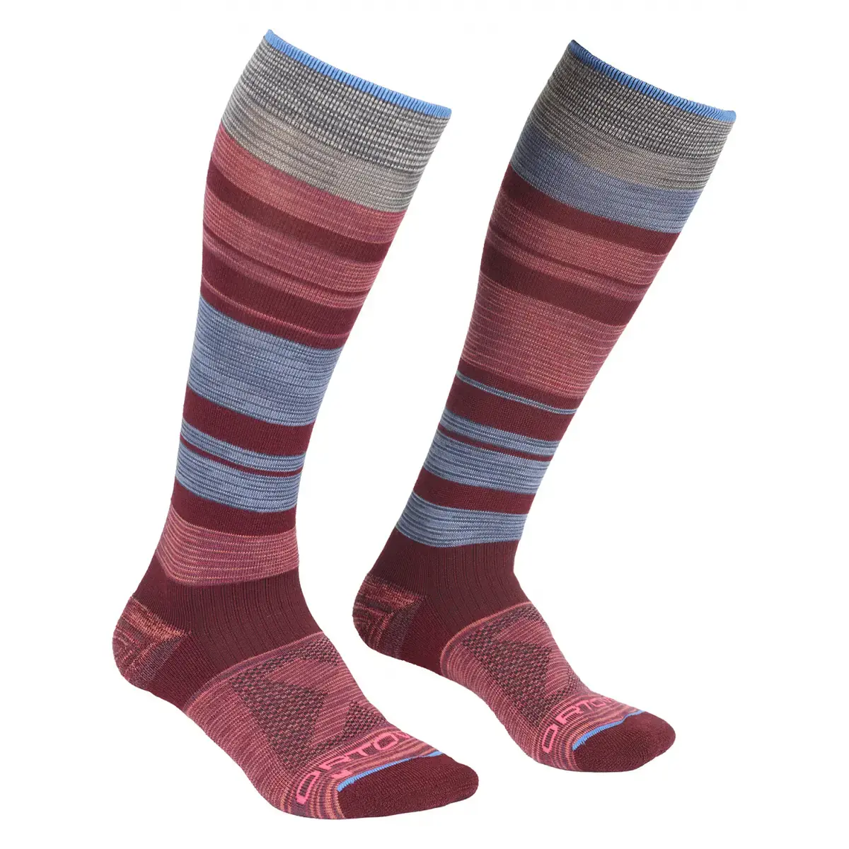 Damen-Thermosocken Ortovox All Mountain Long Socks Warm multicolour