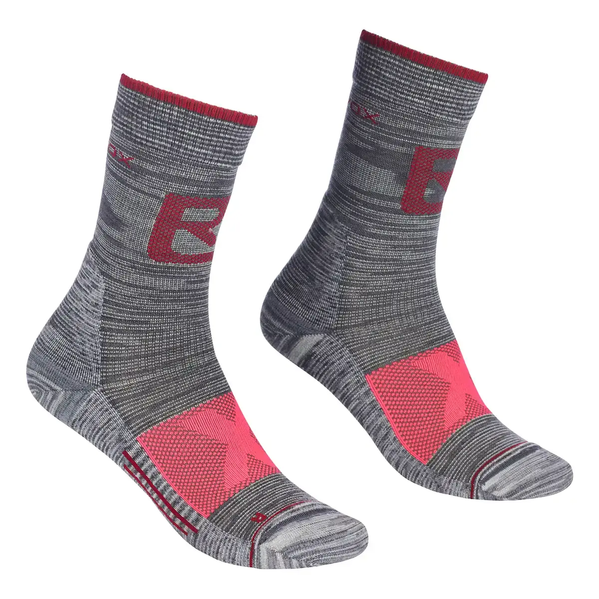 Damensocken Ortovox Alpinist Pro Compression Mid Grey