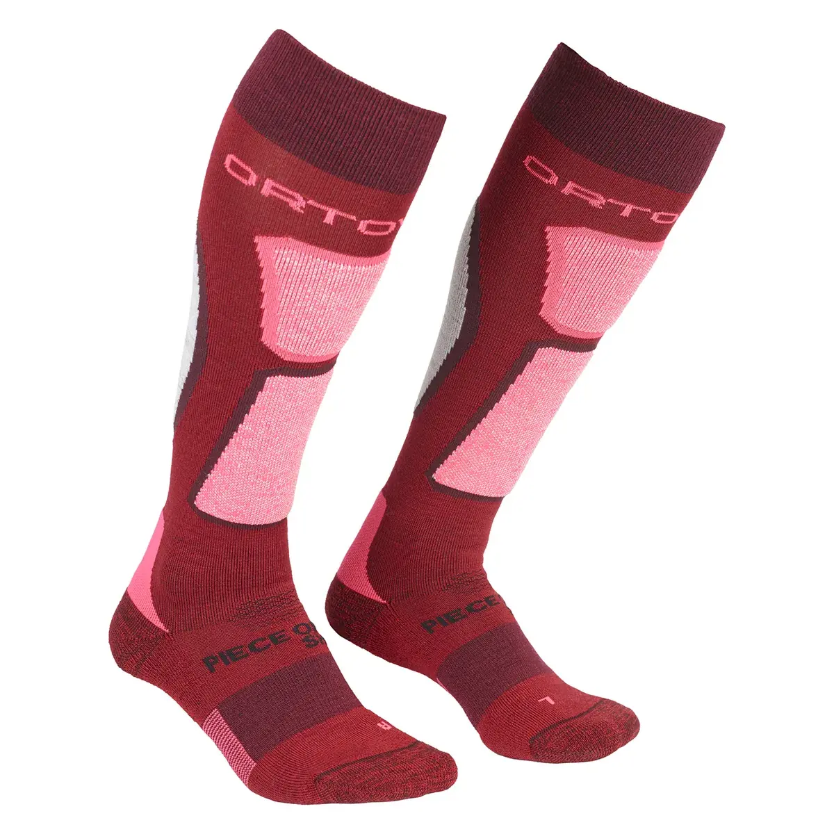 Damensocken Ortovox Rock'N' Wool Dark blood