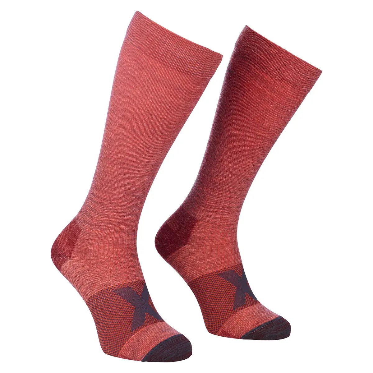 Damensocken Ortovox Tour Compression Long Blush