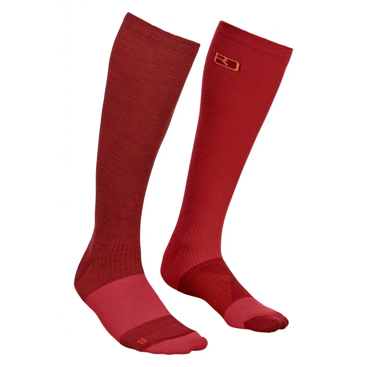 Ortovox Damen Kompressionssocken Ortovox Tour Compression Socks dark blood